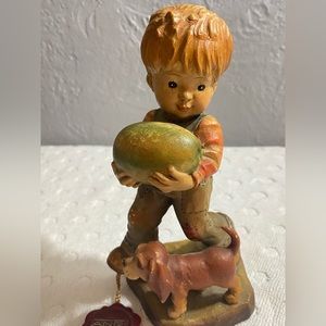 ANRI Sarah Kay Carved Wood figurine “